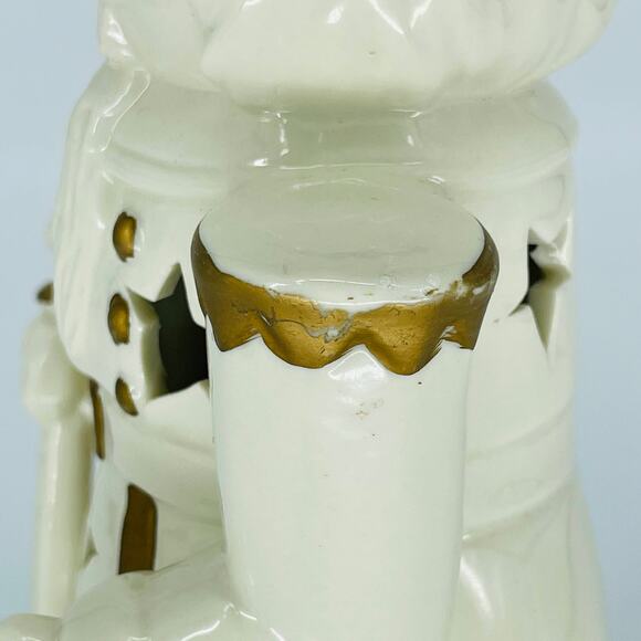 International Bazaar Porcelain Christmas Holiday Nutcracker Decoration - VGUC - Picture 9 of 12